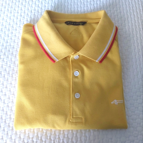 Louis Castel NWOT Men's Polo Shirt Size Large - Picture 9 of 12